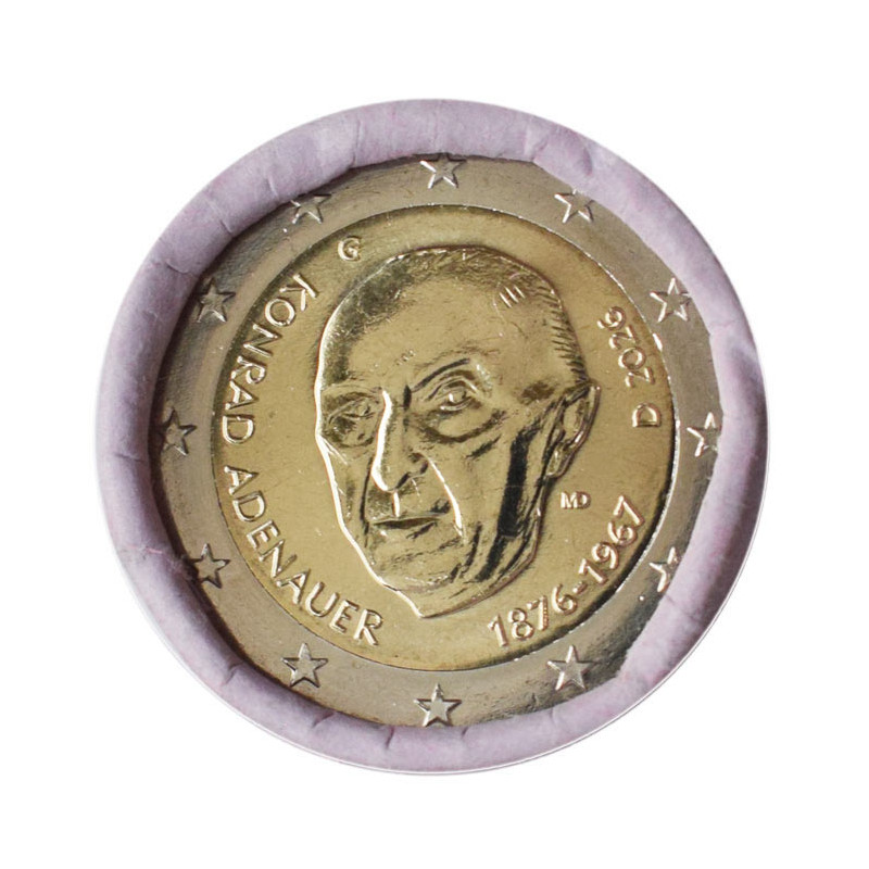 2 Euro Germany "G" 2026 - Chancellor Konrad Adenauer