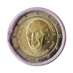 2 Euro Nemecko "J" 2026 - Kancelár Konrad Adenauer