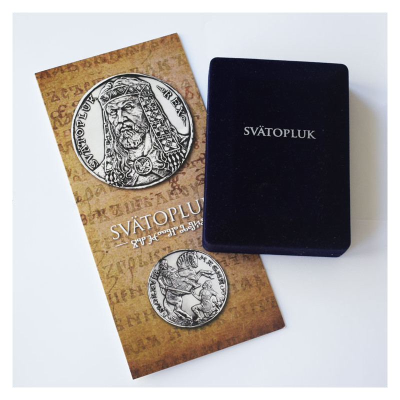 Svätopluk I, ruler of Great Moravia, silver medal