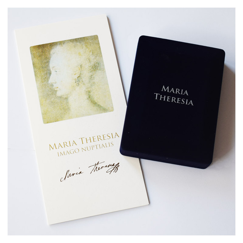 Sobášny portrét Márie Terézie, strieborná medaila