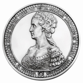 Wedding portrait of Maria Theresa, silver medal