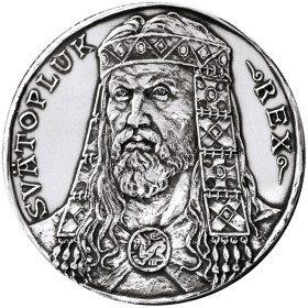 Svätopluk I, ruler of Great Moravia, silver medal