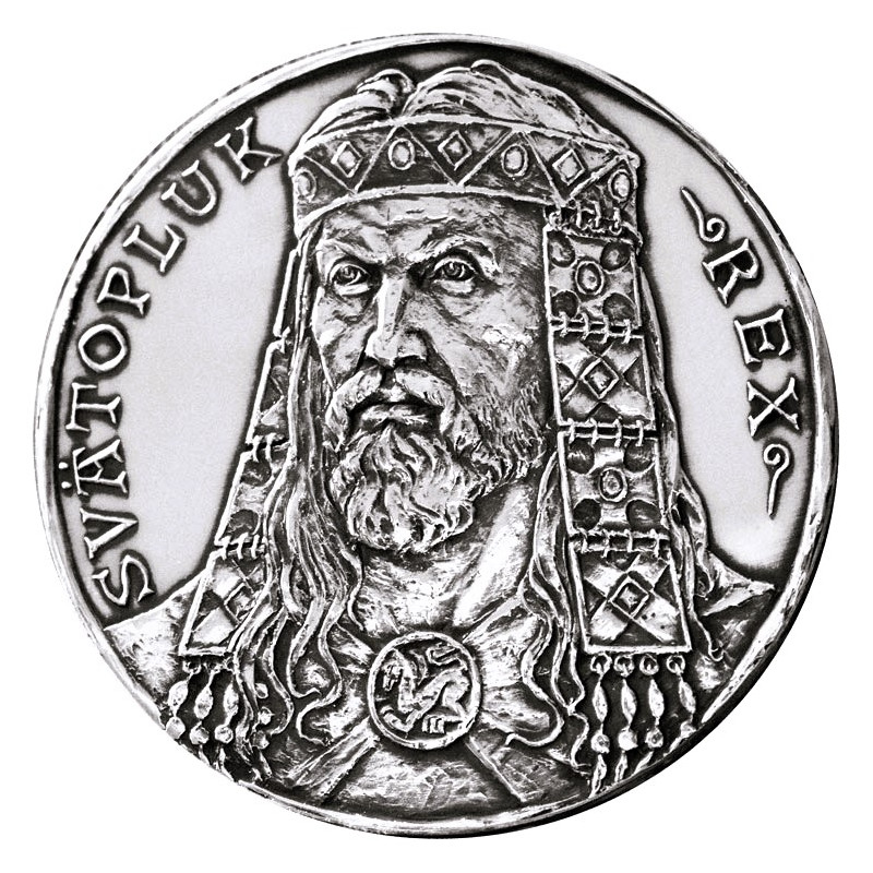 Svätopluk I, ruler of Great Moravia, silver medal