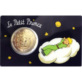 2 Euro Francúzsko 2026 - Malý princ od Exupery, karta vesmír