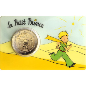 2 Euro France 2026 - The Little Prince by Exupery, desert card