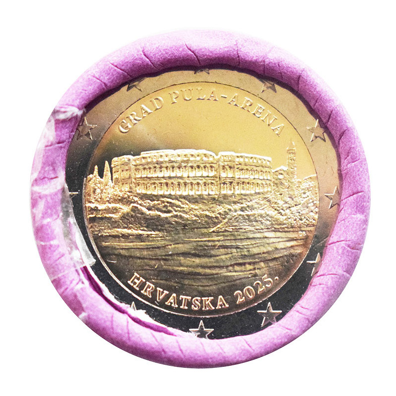 2 Euro Chorvátsko 2025 - Mesto Pula