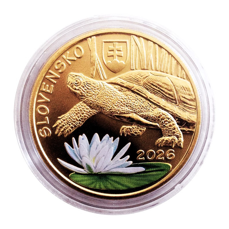5 Euro 2026 - European pond turtle