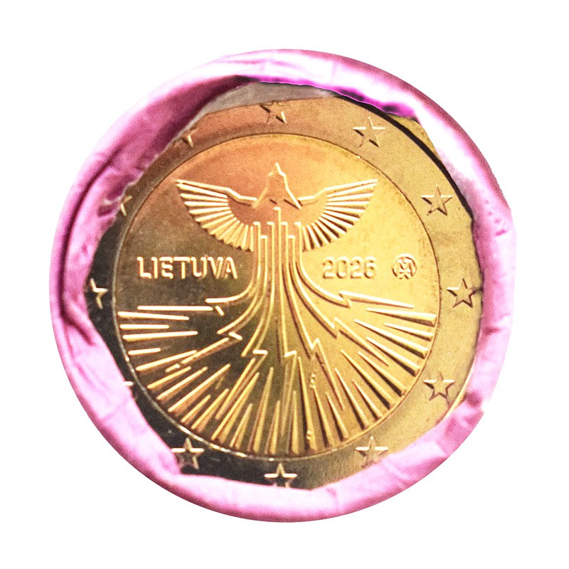 2 Euro Litva 2026 - Energetická nezávislosť krajiny