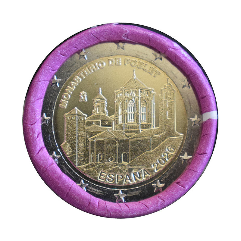 2 Euro Španielsko 2026 - Kláštor Poblet