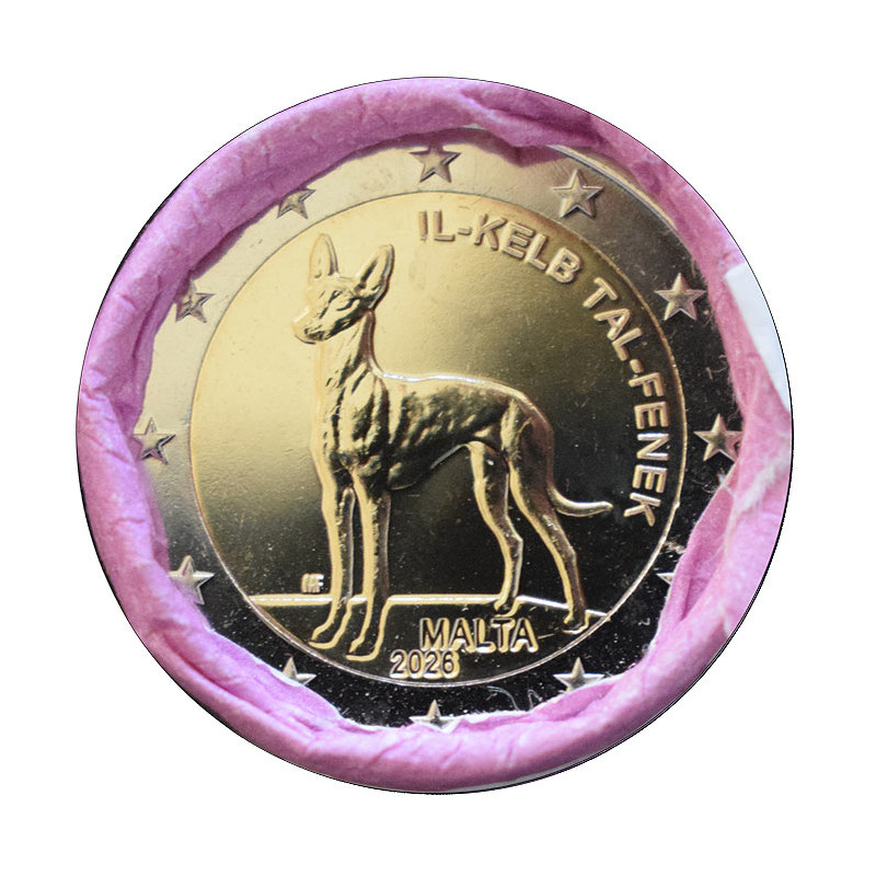 2 Euro Malta 2026 - Pharaoh Hound