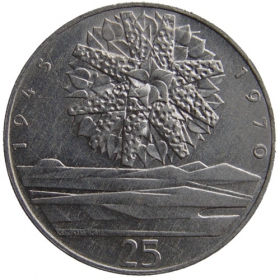 25 Kčs 1970 - 25. výročie oslobodenia Československa - Bežná kvalita