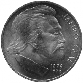 100 Kčs  1976 - Janko Kráľ - Bežná kvalita