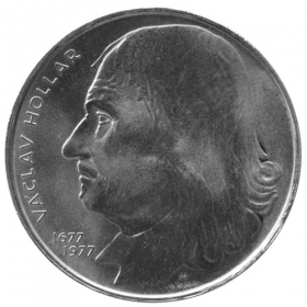 100 Kčs 1977 - 300. výročie úmrtia V. Hollara, Bežná kvalita