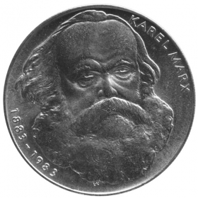 100 Kcs 1983 - 100th anniversary of Karl Marx´s death - Standard quality