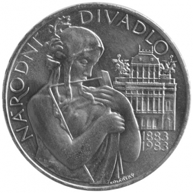 500 Kcs / 1983 - 100th anniversary of the National Theatre opening - Standard quality