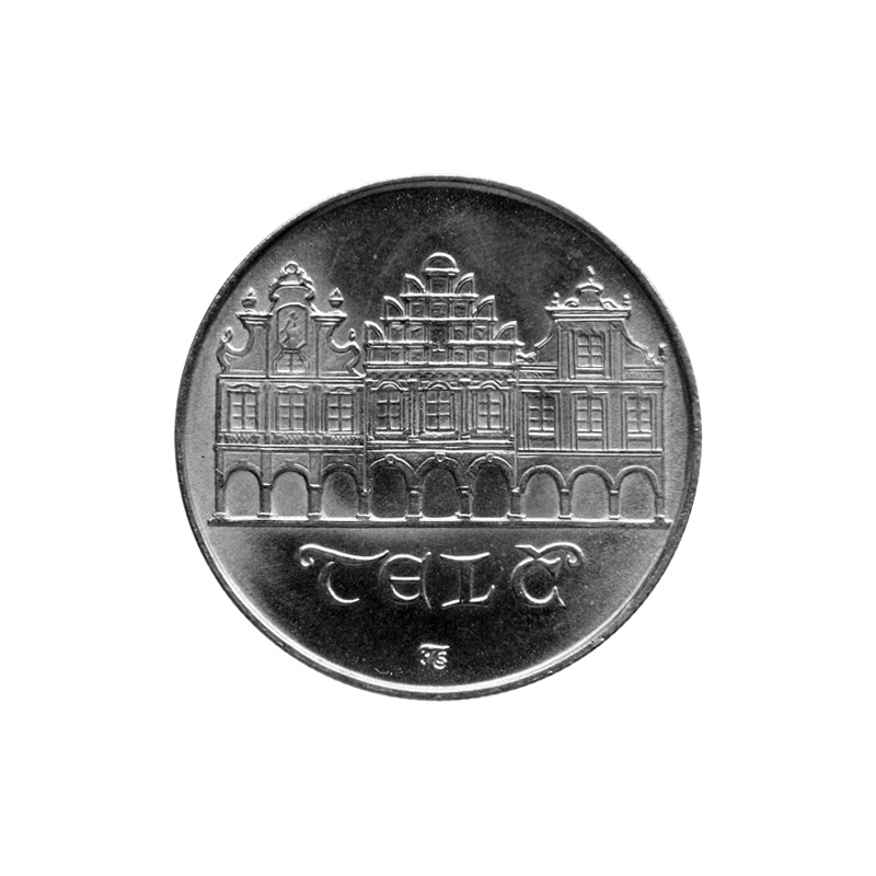 50 Kčs 1986 - Mestská pamiatková rezervácia Telč, Bežná kvalita