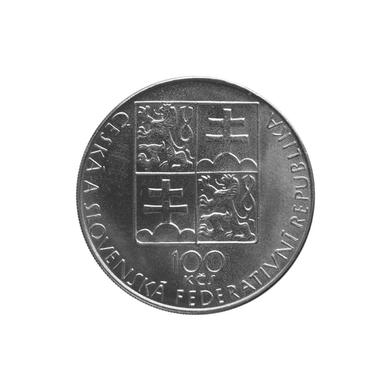 100 Kcs 1990 - 100th anniversary of Bohuslav Martinu´s birth, Standard quality