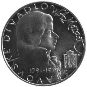 100 Kčs / 1991 - W. A. Mozart - BU