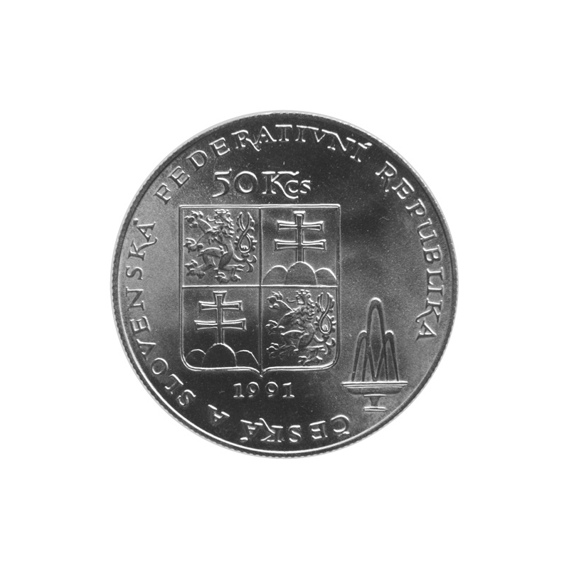 50 Kcs / 1991 - Karlovy Vary - Standard quality
