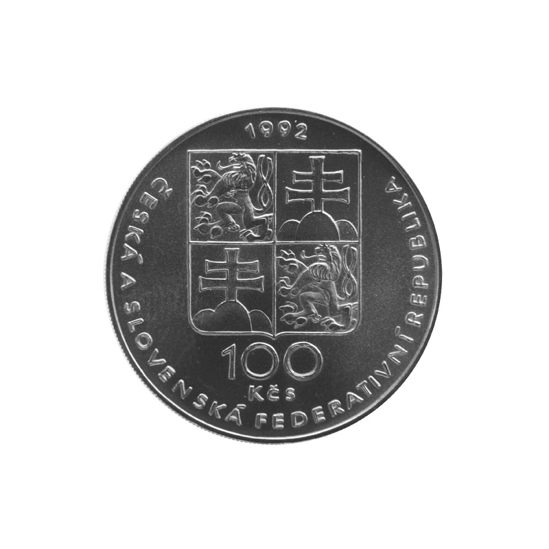 100 Kčs 1992 - Vyhladenie Lidic a Ležáků - Bežná kvalita