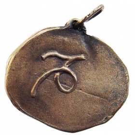 Bronzový prívesok znamenia zverokruhu Kozorožec