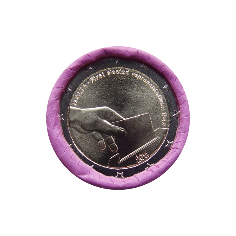 2 Euro / 2011 - Malta - First elected representatives 1849