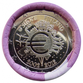 2 Euro / 2012 - Finland - 10 years of Euro currency