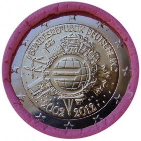 2 Euro / 2012 - Germany - 10 years of Euro Banknotes and Coins 'F'