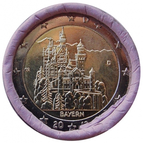 2 Euro / 2012 - Germany - Bavaria: Castel Neuschwanstein 'D'
