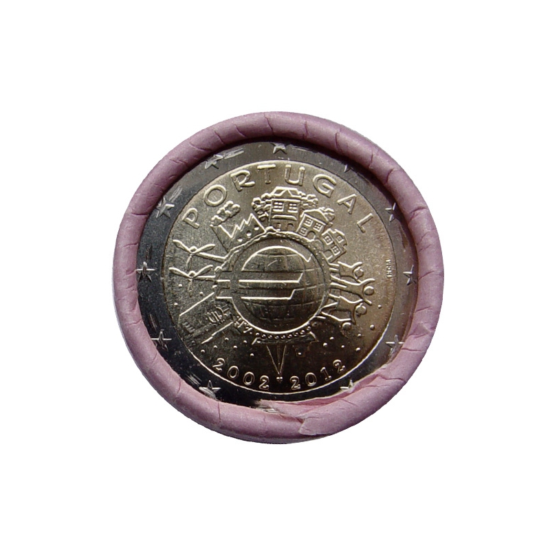 2 Euro Portugalsko 2012 - 10 rokov euromeny