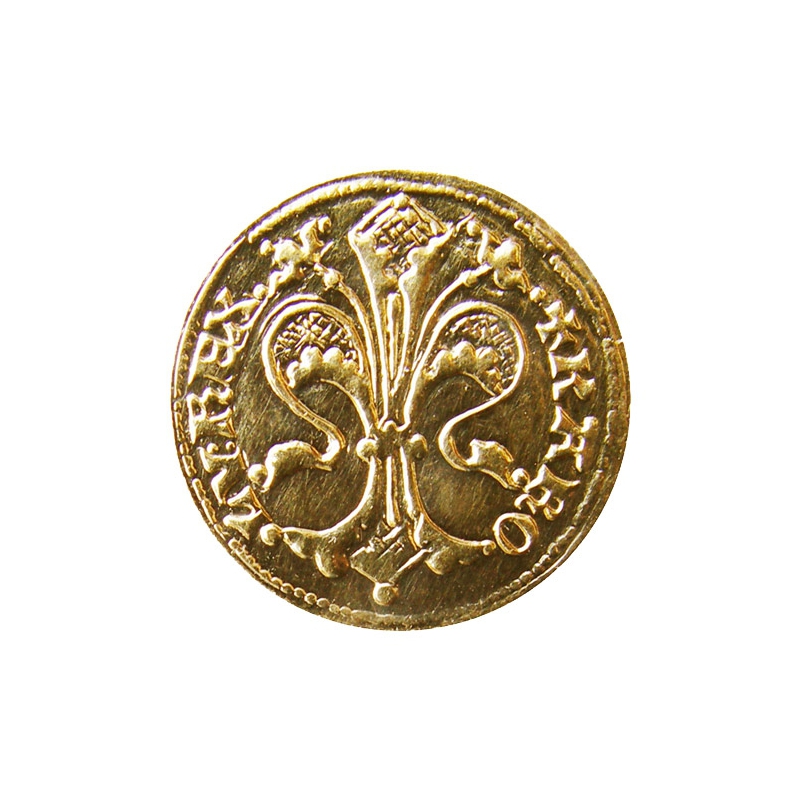 Sada mincí Karol Róbert (postriebrené a pozlátené repliky) Francúzska verzia