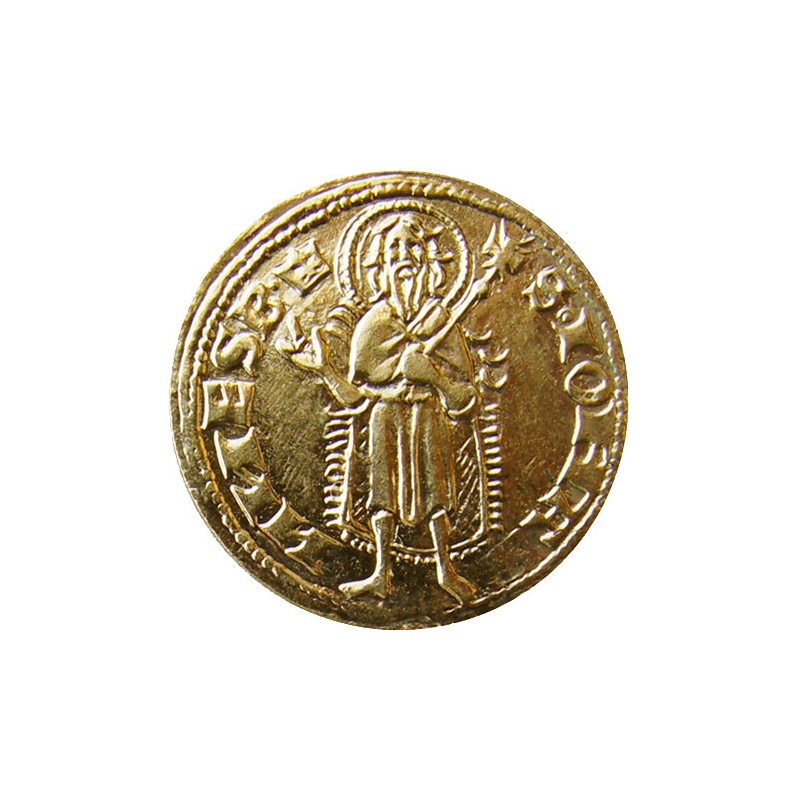 Sada mincí Karol Róbert (postriebrené a pozlátené repliky) Francúzska verzia