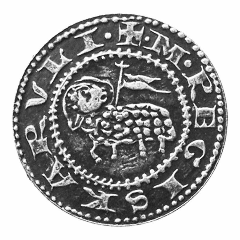 Charles I of Hungary - Set of coin replicas (gold and silver plated copper) Hungarian version