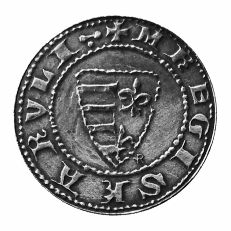 Sada mincí Karol Róbert (postriebrené a pozlátené repliky) Talianska verzia