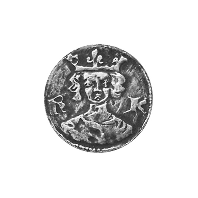 Sada mincí Karol Róbert (postriebrené a pozlátené repliky) Talianska verzia