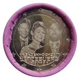2 Euro / 2012 - Luxembourg - Royal Wedding