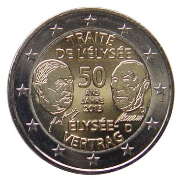 2 Euro Nemecko "D" 2013 - Elyzejská zmluva