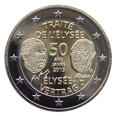 2 Euro / 2013 - Germany - Élysée Treaty 'G'