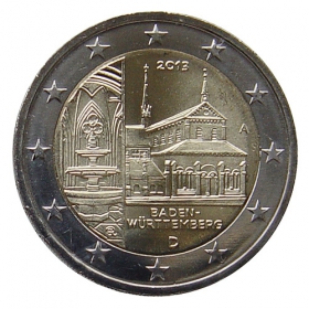 2 Euro Nemecko "A" 2013 - Bádensko-Württembersko: Kláštor Maulbronn