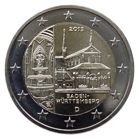 2 Euro Nemecko "F" 2013 - Bádensko-Württembersko: Kláštor Maulbronn