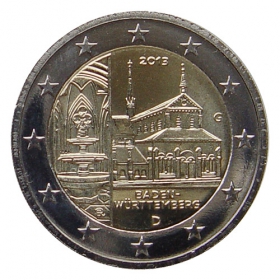 2 Euro / 2013 - Germany - Baden Württemberg: Maulbronn Monastery 'G'