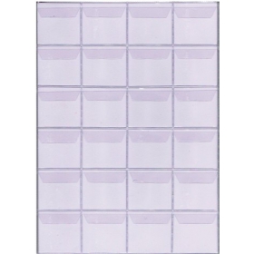 List na mince  24-okienkový, formát A4