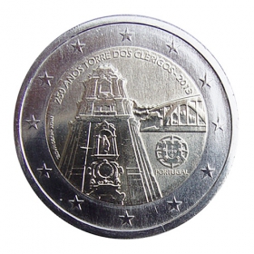 2 Euro Portugalsko 2013 -  Zvonica Torre Dos Clérigos
