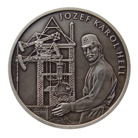 Medal Jozef Karol Hell - Patinated
