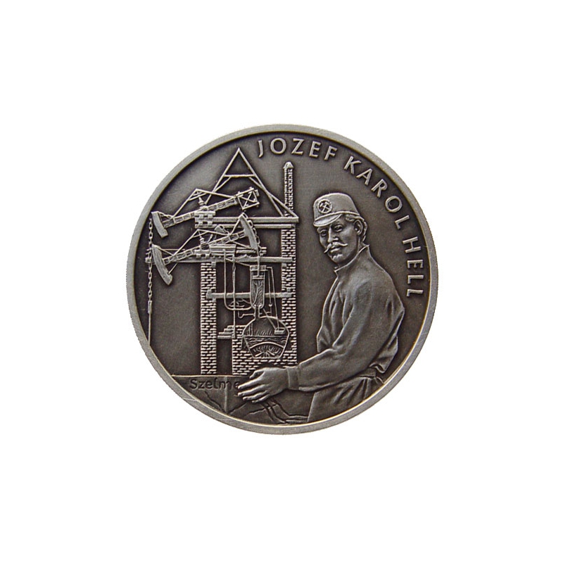 Medal Jozef Karol Hell - Patinated