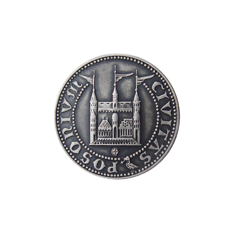 Strieborná medaila Matej Korvín - Patina