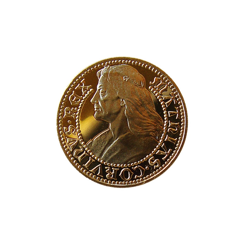 Medaila s kartou Matej Korvín - Lesk