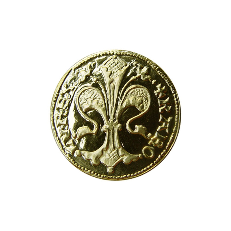 Medaila s motívom Kremnického dukátu s kartou - Lesk