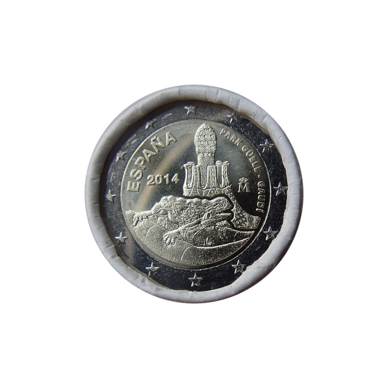 2 Euro Španielsko 2014 - Park Güell